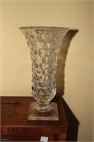 Fostoria American footed flared vase 9.5" tall