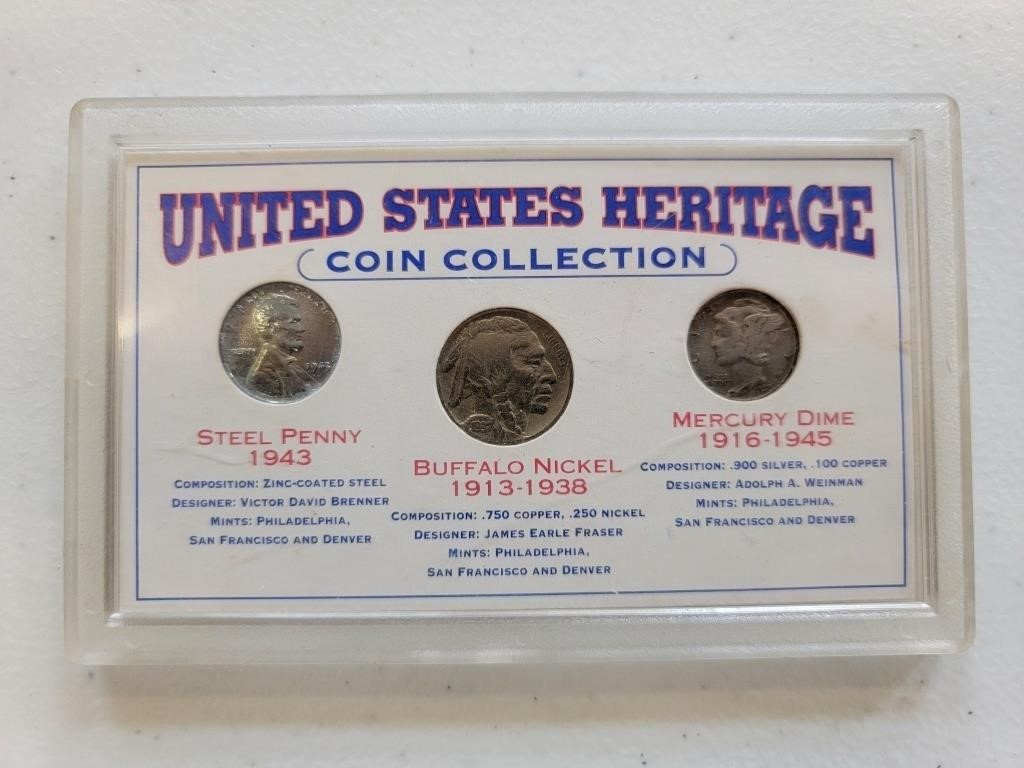 US Heritage 3 Coin Set