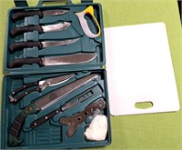 BOX ASSORTED HUNTING KNIFE SET SKINNING FILET MORE