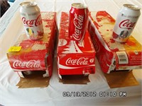 3 Boxes of Coca-Cola Cans