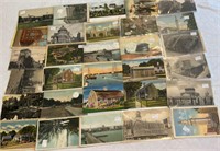 Antique architectural Boston postcards