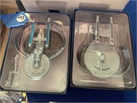 2 PC STAR TREK ENTERPRISE MODEL SHIPS