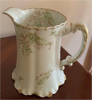 Antique "Haviland" Water Pitcher - 8 inches tall