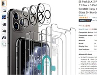 [6 Pack] LK 3 Pack Screen Protector for iPhone 11P
