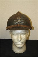 WW1 French 1915 Adrian Helmet With Artillery Badge