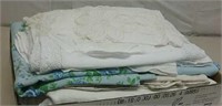 Clean Linen Lot- Tablecloths, Curtains Etc