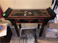 BEAUTIFUL CHINESE LACQUER CHINOISERIE SIDEBOARD