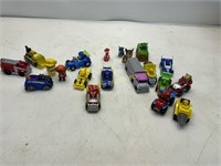 TOYS CARS   TRUCKS   AND  PAW PATROL