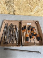 Screwdriver set- w/ punches and chisels