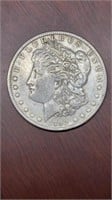 1892-O Morgan silver dollar