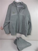 Military XL Fleece Jacket, Overpants