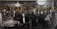 Autograph COA James Bond Poster