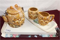Horse Plates & Pottery Tea Set