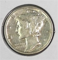 1935-S USA Silver Mercury Dime