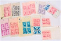 Stamps 32 Airmail Plate Blocks  Mint 1946-1969