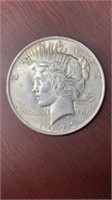 1923 Peace silver dollar