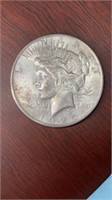 1925 Peace silver dollar