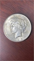 1925 Peace silver dollar