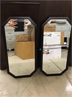 Set of Two Decorative Mirrors