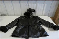 Wilson Leather Lined Leather Coat sz L