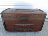 Antique Wood Trunk