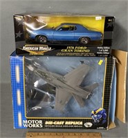 2 Die-Cast Replica’s Car & Plane