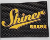Shiner beers bar mat