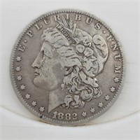 1882-O Morgan Silver Dollar - F