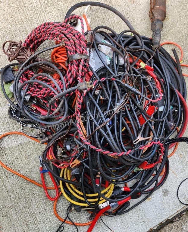 Pile of Copper Wire and Cords