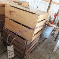 3 WOOD CRATES