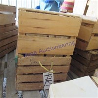 3 WOOD CRATES