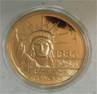 1986 gold 100 Francs