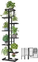 TALL METAL PLANT STAND 8 TIER