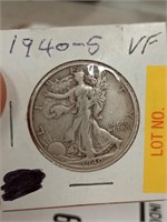 1940 silver walking half Dollar