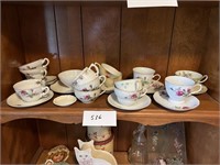 LRG. LOT OF TEA CUPS AND SAUCERS