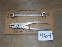 Crescent Pliers Vulcan Line Wrench