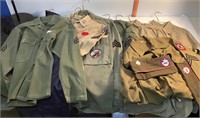 Assorted Airborne Uniforms