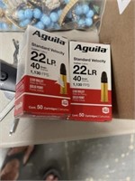 100 RNDS AGUILA .22 AMMO