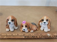 Homeco Set of Bassett Hounds