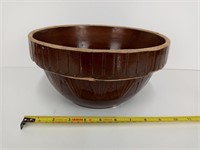 Antique Salt Glaze Crock Bowl