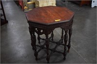 Antique Eight Leg Ornate Table. Several Deep