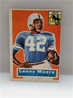 1956 Topps #60 Lenny Moore RC HOF Baltimore Colts