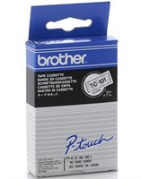Brother TC-101 Black on Clear Label Tape