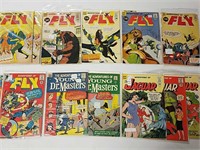 13 comics - The Fly, The Jaguar, Young Dr