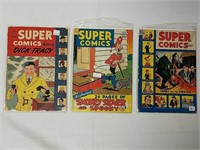 3 Dell Super Comics. Including: 105, 118, 121