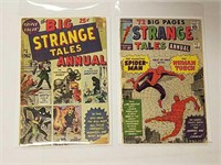 2 Strange Tales Annual comics. Including: 1, 2