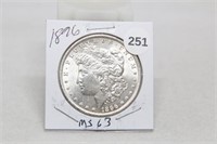 1896 MS63 Morgan Silver Dollar