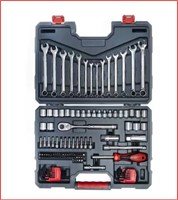 128 Piece 12 Point Cresent Mechanics Tool Set