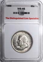 1936 CLEVELAND COMMEM HALF DOLLAR, TDCS GEM BU