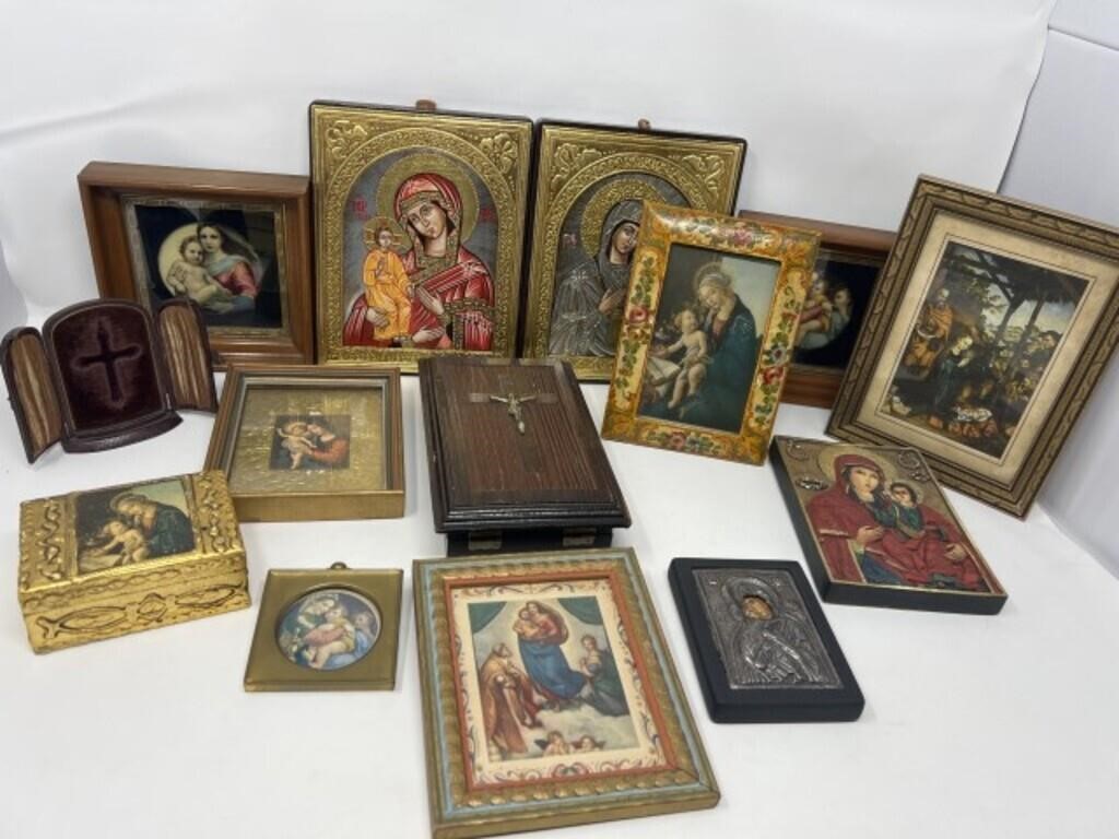 Large Lot of Religious Iconic Items